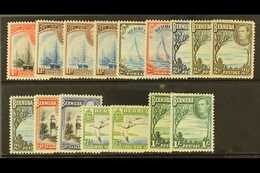 1938-52 1d To 1s, The Complete SG Listing Of Shades, SG 110/115a, Fine Mint. (16) For More Images, Please Visit Http://w - Bermuda