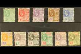 1921-27 KGV Definitive Set, MSCA Wmk, SG 272/82, Very Fine Mint (11 Stamps) For More Images, Please Visit Http://www.san - Guyana Britannica (...-1966)