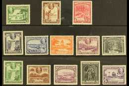 1934-51 Pictorial Definitive Set, SG 288/300, Fine Mint (13 Stamps) For More Images, Please Visit Http://www.sandafayre. - Britisch-Guayana (...-1966)