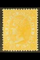 1882-87 6d Yellow, CA Wmk, SG 21, Fine Mint With Large Part OG & Expertizing Marks For More Images, Please Visit Http:// - Brits-Honduras (...-1970)