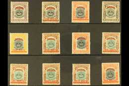 1906 Labuan Crown Colony "Brunei" Opt'd Set, SG 11/22, Fine Mint, Two Tiny Hinge Thins Do Not Detract (12 Stamps) For Mo - Brunei (...-1984)