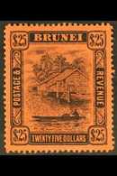 1910 $25 Black/red, SG 48, Well Centred, Very Fine Mint. A Lovely Example! For More Images, Please Visit Http://www.sand - Brunei (...-1984)