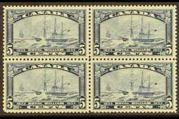 1933 5c Blue "Royal William", SG 331, Never Hinged Mint Block Of 4 For More Images, Please Visit Http://www.sandafayre.c - Altri & Non Classificati