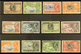 1935 Pictorial Definitive Set, SG 96/107, Fine Cds Used (12 Stamps) For More Images, Please Visit Http://www.sandafayre. - Cayman (Isole)