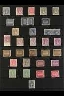 1893-1900 MINT OR UNUSED COLLECTION Neatly Presented On A Stock Page. Includes 1893-1900 Perf 12 X 11½ 1d, 1½d, 2½d, And - Cookeilanden