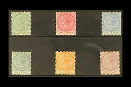 1886-90 Definitive Complete Set, CA Wmk, SG 20/26, Very Fine Mint (6 Stamps) For More Images, Please Visit Http://www.sa - Dominique (...-1978)