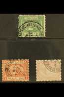 USED IN CONSTANTINOPLE 1867 20pa & 1pi SG 13, 14, 1879 10pa SG 45 All Cancelled By Egyptian PO In CONSTANTINOPLE Cds Pmk - Altri & Non Classificati