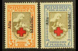 1923 "Aita Hadalist." Charity Overprints Complete Perf Set (Michel 46/47 A, SG 49B/50B), Fine Mint, 7m Expertized Zumste - Estland