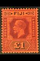 1923 £1 Purple & Black/red, Die II, SG 137a, Very Fine Mint For More Images, Please Visit Http://www.sandafayre.com/item - Fidji (...-1970)