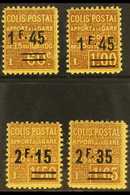 PARCEL POST 1928-29 'Apport A La Gare' Surcharges Complete Set, Yvert 88/90, Never Hinged Mint, Fresh. (4 Stamps) For Mo - Andere & Zonder Classificatie