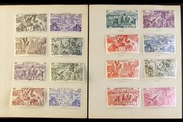 GRANDES SERIES 1946 AIR "Du Tchad Au Rhin" Complete Omnibus Set, Very Fine Mint. (90 Stamps) For More Images, Please Vis - Other & Unclassified