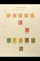 SENEGAL 1859-81 Group Of General Issues Stamps With Postmarks Of SENEGAL, Includes 1859-65 Imperf Eagle Types To 80c Wit - Andere & Zonder Classificatie