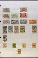 SENEGAL 1892-1944 All Different FINE USED Collection On Pages. Note 1892 "Tablet" Most Values To 1f; 1906 Definitives Mo - Other & Unclassified