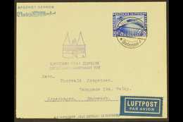 1931 BALTIC SEA ZEPPELIN FLIGHT (12 May) Airmail Cover Addressed To Denmark, Bearing 1930 2m Bright Blue 1st South Ameri - Otros & Sin Clasificación
