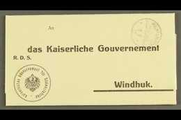 SOUTH WEST AFRICA 1913 (5 Aug) Official Government  Printed Meteorological Report For July 1913, Addressed To Windhuk, A - Andere & Zonder Classificatie