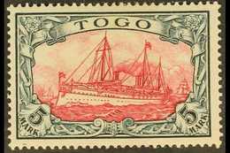 TOGO 1900 5m Carmine And Black, No Watermark, Mi. 19, SG G19, Fine Mint. For More Images, Please Visit Http://www.sandaf - Autres & Non Classés