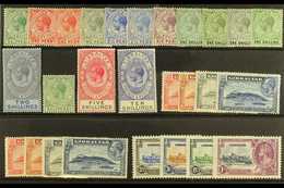 1912-36 MINT KGV SELECTION Presented On A Stock Card With MCA Wmk Ranges To 2s, Script Wmk 5s & 10s, 1931 Sets & 1935 Ju - Gibraltar