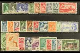 1937-52 KGVI COMPLETE MINT. A Complete "Basic" Run From Coronation To New Constitution Set, SG 118/43, Very Fine Mint (2 - Gibraltar