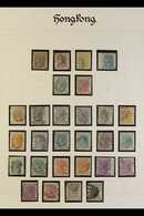 1862-1900 USED COLLECTION In Hingeless Mounts On Leaves, Includes 1862-63 2c (x2), 8c, 12c, 24c & 48c, 1863-71 All Value - Sonstige & Ohne Zuordnung