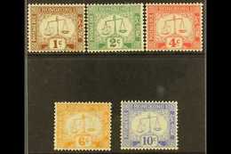 POSTAGE DUES 1923 Wmk Upright Complete Set, SG D1/5, Very Fine Mint, Fresh. (5 Stamps) For More Images, Please Visit Htt - Sonstige & Ohne Zuordnung