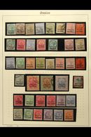 GWALIOR 1885-1936 Mint And Used Collection On Album Pages, Includes 1885-97 Good Queen Victoria Range To 3r Used (incl B - Otros & Sin Clasificación