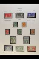 1937-52 KGVI FINE MINT COLLECTION Complete For Basic KGVI Issues, 1938-52 Defins Perfs Of 5s & 10s Values, SG 118/152, F - Jamaïque (...-1961)