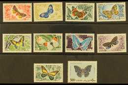 1965 Air Butterflies Complete Set, SG 873/82, Never Hinged Mint. (10 Stamps) For More Images, Please Visit Http://www.sa - Líbano
