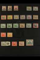 FEDERATED MALAY STATES 1900-1934 FINE MINT ALL DIFFERENT COLLECTION With 1900 (Negri Sembilan Overprinted) 3c, 5c And 10 - Andere & Zonder Classificatie