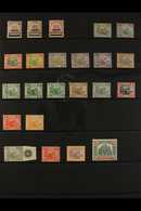 FEDERATED MALAY STATES 1900-1934 FINE MINT ALL DIFFERENT COLLECTION With 1900 (Negri Sembilan Overprinted) 3c, 5c And 10 - Other & Unclassified