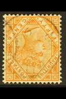 1883-94 INVERTED WATERMARK 50c Orange, "Inverted Watermark" Variety, SG 111w, Fine Used. Rare Stamp, Listed But Unpriced - Mauricio (...-1967)