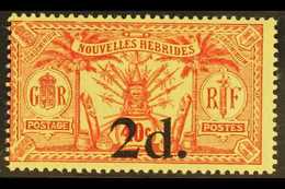 1920 2d On 40c Red On Yellow, No Wmk, SG 35, Very Fine Mint. For More Images, Please Visit Http://www.sandafayre.com/ite - Otros & Sin Clasificación