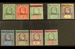 ENGLISH: 1908 Complete Set, SG 1a/9, Fine Mint, The 1s CA Signed Diena. (9) For More Images, Please Visit Http://www.san - Otros & Sin Clasificación