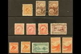 1899-1903 Pictorial Defins, Mint Group, Perf.11, Thick, Soft "Pirie" Paper, No Watermark, 3d Yellow-brown, 5d Both Shade - Andere & Zonder Classificatie