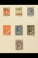 1892-1898 FINE USED COLLECTION With Many Perf Types & Shades Presented On Leaves, Inc 1892-94 "Oil Rivers" Opts To 2½d,  - Andere & Zonder Classificatie