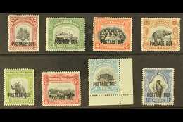 POSTAGE DUE 1926-30 Overprint Type D2, Perf 12½, Complete Set, SG D66/73, Never Hinged Mint. (8 Stamps) For More Images, - North Borneo (...-1963)