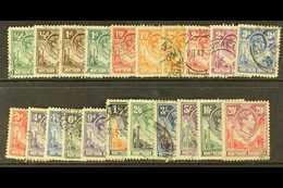 1938-52 Complete KGVI Set, SG 25/45, Fair To Fine Cds Used. (21 Stamps) For More Images, Please Visit Http://www.sandafa - Northern Rhodesia (...-1963)