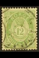 1882-85 12o Pale Green (Facit 41, SG 74, Michel 38), Fine Used, Fresh. For More Images, Please Visit Http://www.sandafay - Otros & Sin Clasificación