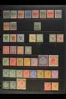 1891-1953 MINT COLLECTION On Stock Pages, ALL DIFFERENT, Inc 1891-95 "B.C.A." Opts Set To 4s, 1895 1d On 2d, 1896 2d & 4 - Nyasaland (1907-1953)