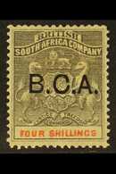 1891-95 4s Grey-black & Vermilion "B.C.A." Overprint, SG 11, Fine Mint, Fresh. For More Images, Please Visit Http://www. - Nyasaland (1907-1953)