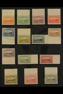 1939 Goldfields Airmail Postage Set Complete, SG 212/25, Never Hinged Mint, Rare In This Condition (14 Stamps, Each With - Papua-Neuguinea