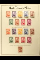 ST TOME ET PRINCIPE 1938-39 FINE MINT AIR POST STAMPS With 1938 Inscribed "S. TOME" Complete Set, 1938 Inscribed "S.TOME - Autres & Non Classés