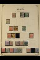 1861-90 MINT & USED COLLECTION We See 1862 1d Dull Lake & 1s Green Unused, 6d Grey-lilac Used, 1867-76 1d Unused, 4d & 1 - San Cristóbal Y Nieves - Anguilla (...-1980)