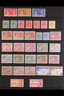 1937-52 ALL DIFFERENT KGVI COLLECTION. A Most Useful ALL DIFFERENT Mint & Never Hinged Mint Collection Presented On A Pa - St.Kitts Und Nevis ( 1983-...)