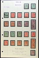 1913-24 COIL STAMPS KING'S HEADS COILS - FINE MINT & USED COLLECTION - Good Lot That Includes All Values Mint & Used Plu - Non Classificati