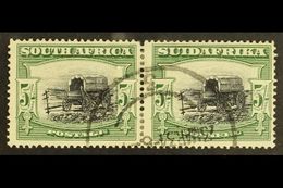 1927-30 5s Black & Green, Perf 14x13½, SG 38a, Some Perf Reinforcement, Otherwise Very Fine Used With Fully Dated 1931 P - Unclassified