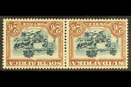 1930-44 2s6d Green & Brown With WATERMARK INVERTED Variety, SG 49aw, Very Fine Mint Horiz Pair, Very Fresh. (2 Stamps) F - Zonder Classificatie