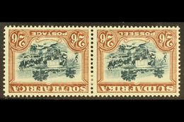 1930-44 2s6d Green & Brown With WATERMARK INVERTED Variety, SG 49aw, Very Fine Mint Horiz Pair, Very Fresh. (2 Stamps) F - Non Classificati