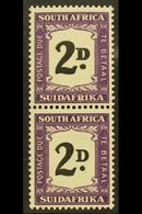 POSTAGE DUES 1948-9 2d Thick, Double "2D." In Vertical Pair With Normal, SG D36a, Never Hinged Mint. For More Images, Pl - Non Classificati