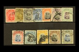 1924 Admiral 1d To 2s6d, SG 2/13, Cds Used, 8d With Hinge Thin. (12) For More Images, Please Visit Http://www.sandafayre - Zuid-Rhodesië (...-1964)