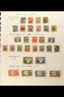 1924-1964  FINE MINT AND USED ORIGINAL COLLECTION In Hingeless Mounts On Album Leaves. With 1924-29 KGV "Admiral" 10d Mi - Southern Rhodesia (...-1964)